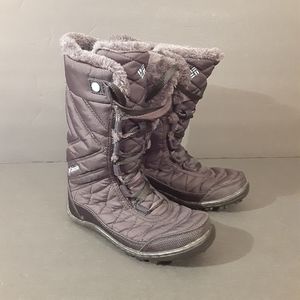 COLUMBIA MINX III BY5949-010 OMNI-TECH/OMNI HEAT INSULATED LACE UP BLACK SIZE 1